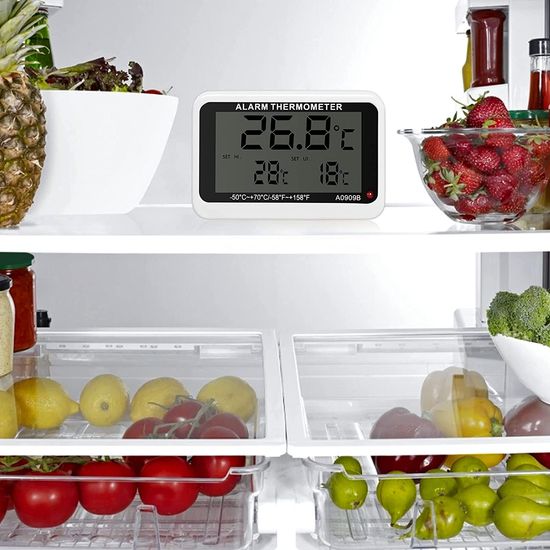 Цифровой термометр для холодильника / морозильника UChef A0909B, с сигнализатором температуры 7745 фото
