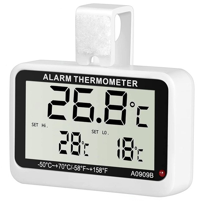 Цифровий термометр для холодильника / морозильника UChef A0909B, з сигналізатором температури 7745 фото