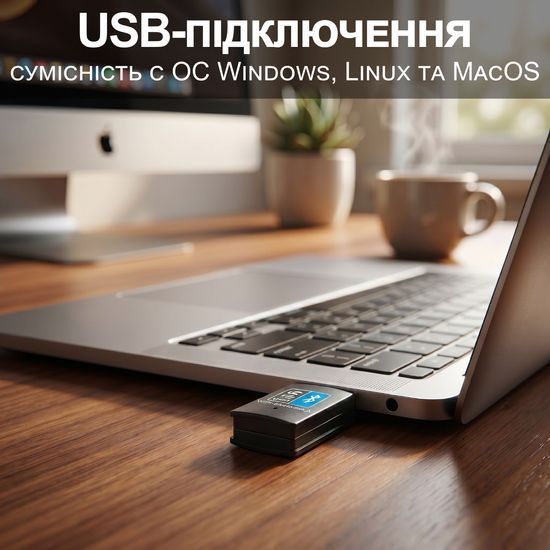 Внешний сетевой адаптер 2в1: WiFi+Bluetooth, с USB подключением Addap UWA-03 | 2,4 ГГц, 150 Мбит/с 0126 фото