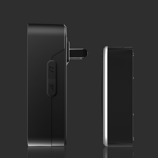 Бездротовий дверний дзвінок з 2-ма кнопками виклику Digital Lion WDB-02-1, 38 мелодій, до 300 м, Чорний 7681 фото