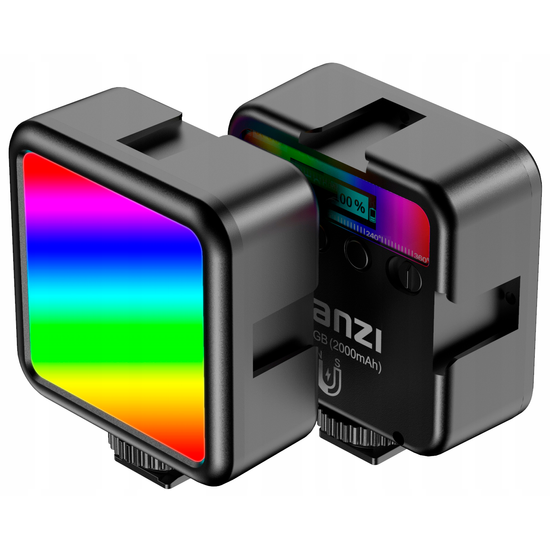 Заполняющий цветной RGB накамерный видео свет Ulanzi VL49 | Портативная светодиодная панель для фото и видео на штатив, 6W 0208 фото