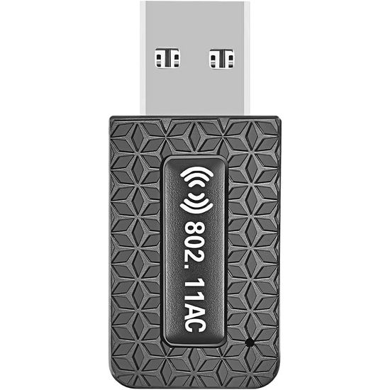 Швидкісний мережевий USB WiFi адаптер Addap UWA-04, дводіапазонний 2.4 ГГц + 5 ГГц бездротовий приймач, 1300 Мбіт/с 0127 фото