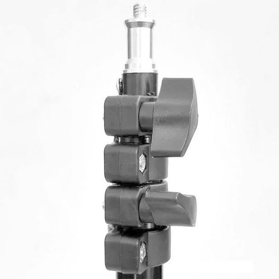 Трипод / Студийный фото штатив для кольцевых светодиодных селфи ламп высотой 210 см TR-210 7356 фото