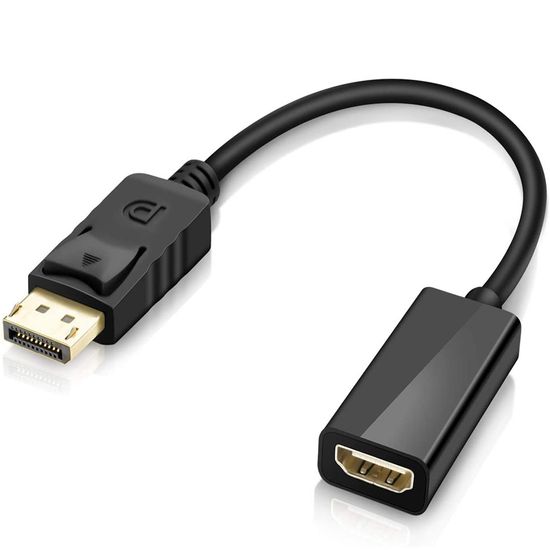 Адаптер, перехідник DisplayPort Male to HDMI Female Addap DP2HDMI-01, для передачі відеосигналу, 4K