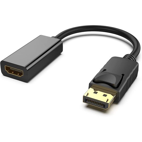 Адаптер, переходник DisplayPort Male to HDMI Female Addap DP2HDMI-01, для передачи видеосигнала, 4K