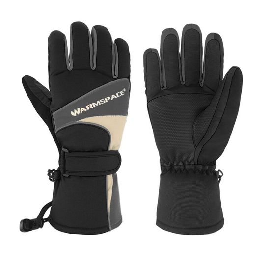 Зимові лижні рукавиці з підігрівом uWarm GA340B з акумулятором 3600mAh, до 6 годин, розмір XL, сірі 7635 фото