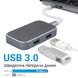 USB Type-C хаб / розгалужувач для ноутбука Addap MH-08, багатопортовий концентратор 5в1: 3 x USB 3,0 + Type-C + HDMI 7774 фото 5