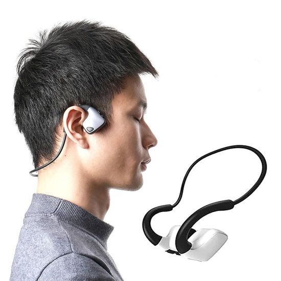 Бездротові навушники з кістковою провідністю Digital Lion R9, Bluetooth 5.0, Білі 7289 фото