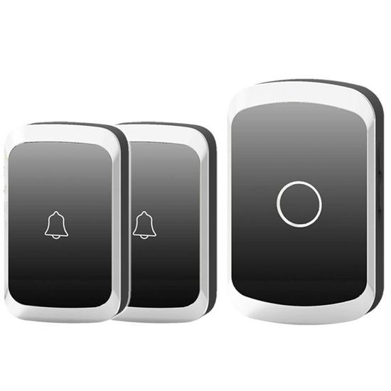 Дверной звонок беспроводной с 2-мя кнопками вызова Digital Lion WDB-01-1, до 300 метров, черный 7683 фото