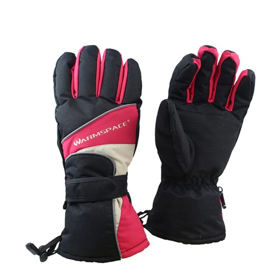 Зимові лижні рукавиці з підігрівом uWarm GA340B з акумулятором 3600mAh, до 6 годин, розмір M, рожеві 7636 фото