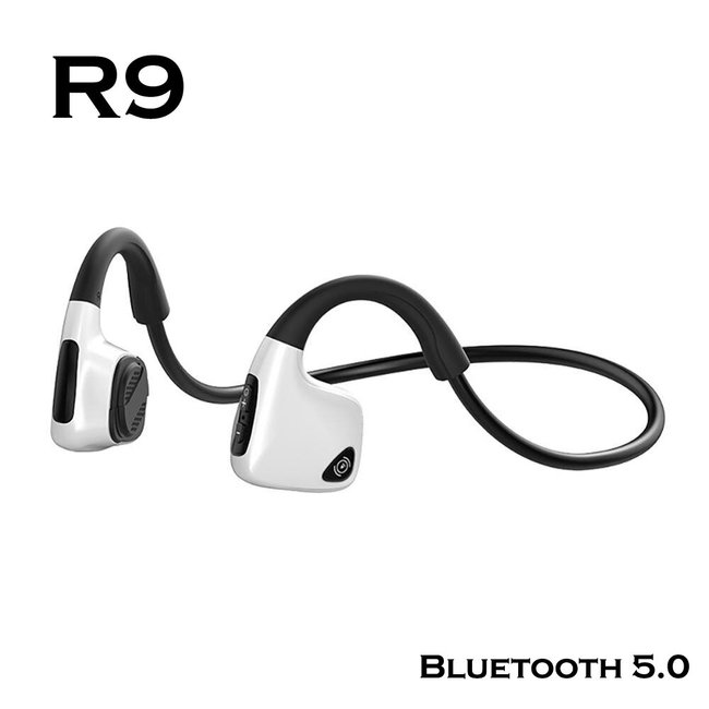 Бездротові навушники з кістковою провідністю Digital Lion R9, Bluetooth 5.0, Білі 7289 фото
