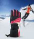 Зимові лижні рукавиці з підігрівом uWarm GA340B з акумулятором 3600mAh, до 6 годин, розмір M, рожеві 7636 фото 9