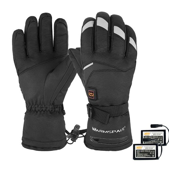 Зимові лижні рукавички з сенсорним покриттям uWarm GA680A, з двостороннім підігрівом, 3600mAh, до 6 годин, розмір XL 7637 фото