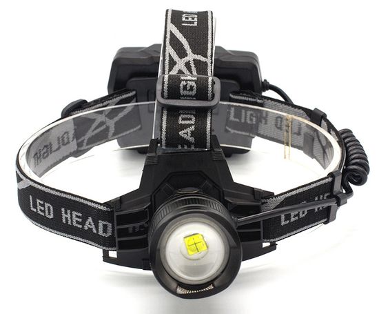 Акумуляторний світлодіодний налобний ліхтар X-Balog BL-T81 P50, потужний з оптичним зумом 0038 фото