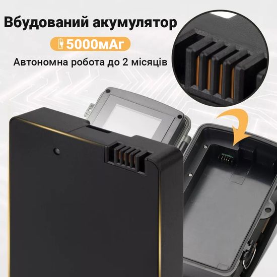 Фотопастка, мисливська камера Suntek HC-801LTE-LI, з вбудованим акумулятором, 4G, SMS, MMS 7207 фото