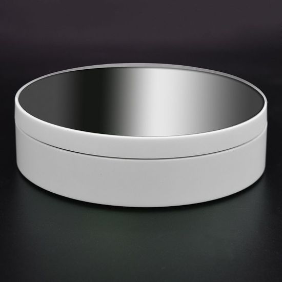 Поворотный столик для предметной фото съемки Andoer TT-13, 3 скорости, 13 см, белый с зеркальной накладкой 7360 фото