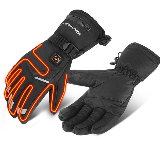 Зимние лыжные перчатки с сенсорным покрытием uWarm GA680A, с двухсторонним подогревом , 3600mAh, до 6 часов, размер M 7638 фото