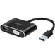 Багатофункціональний USB хаб для ноутбука Addap MH-12 для передачі відео, перехідник з USB 3.0 на 2 порти HDMI + VGA 0210 фото 12