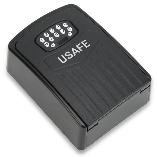 Електронний міні сейф для ключів uSafe KS-10 з кодовим замком та керуванням зі смартфона через Bluetooth, Чорний 0167 фото
