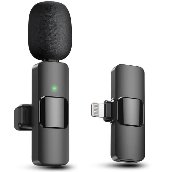 Бездротовий петличний Lightning мікрофон Savetek P27 для iPhone, iPad, Macbook, 2.4 ГГц 0256 фото