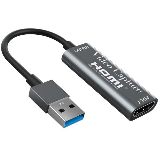Внешняя видео карта видеозахвата HDMI - USB для стримов, записи экрана и оцифровки видео Addap VCC-02 7736 фото