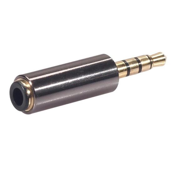 Перехідник CTIA - OMTP 3,5 мм для навушників