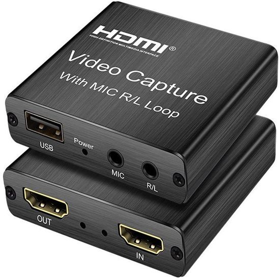 Внешняя карта видеозахвата HDMI - USB для стримов, записи экрана Addap VCC-03, для ноутбука, ПК 7737 фото