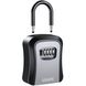 Підвісний металевий міні сейф для ключів uSafe KS-05, з гачком і паролем, Сірий 7544 фото 2