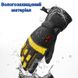 Зимові лижні рукавиці з двостороннім підігрівом uWarm GA800A, з регулюванням температури, до 6 годин, 4000mAh, жовті, M 7640 фото 9