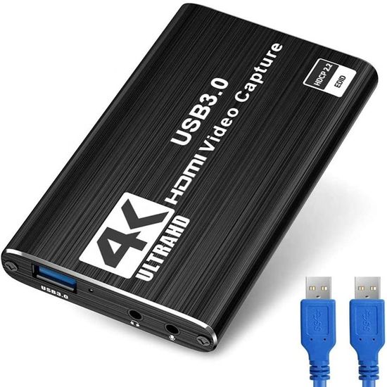 Зовнішня карта відеозахоплення для запису, стримінгу та оцифрування відео на 2 монітора Addap VCC-04 | USB 3,0, HDMI Loop out, 4K 7738 фото