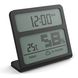 Цифровий термогігрометр DHT012 | Годинник з термометром, гігрометром та календарем, Чорний 7457 фото 2