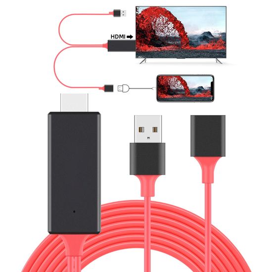 Кабель-конвертер USB to HDMI Addap PCC-01 | перехідник з смартфону на монітор 7739 фото