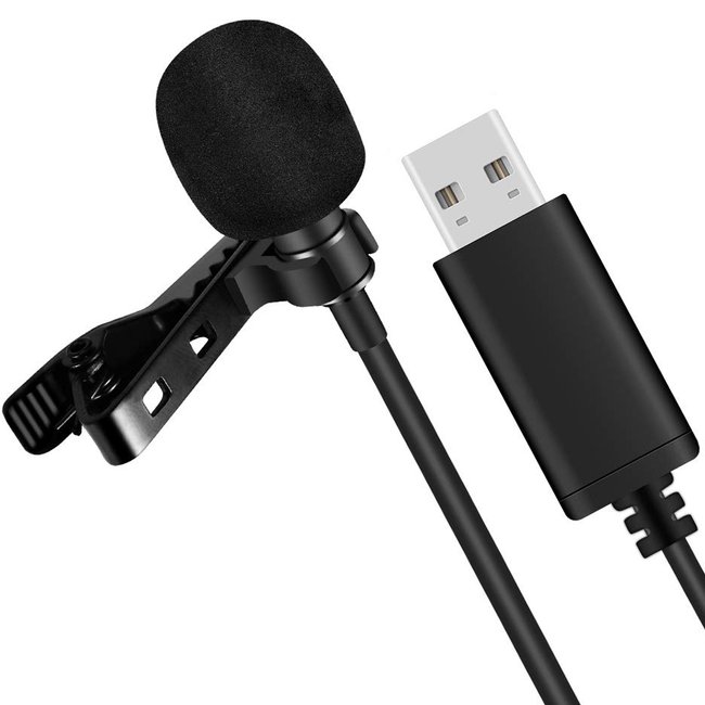Петличний мікрофон для запису звуку Andoer EY-510-2 USB, петличка для ноутбука, компютера, ПК 0171 фото