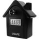 Антивандальний зовнішній міні сейф для ключів uSafe KS-06, в формі будинку, з кодовим замком і ключем, настінний, Чорний 7546 фото 12