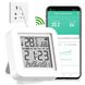 Умный Wi-Fi датчик температуры и влажности USmart THD-03w, термогигрометр с часами и календарем, Tuya 0134 фото 2
