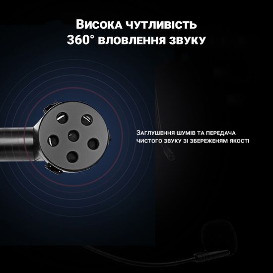 Мікрофон бездротовий з наголовним кріпленням Savetek HX-W002 | гарнітура для запису звуку, до 50 м 7463 фото