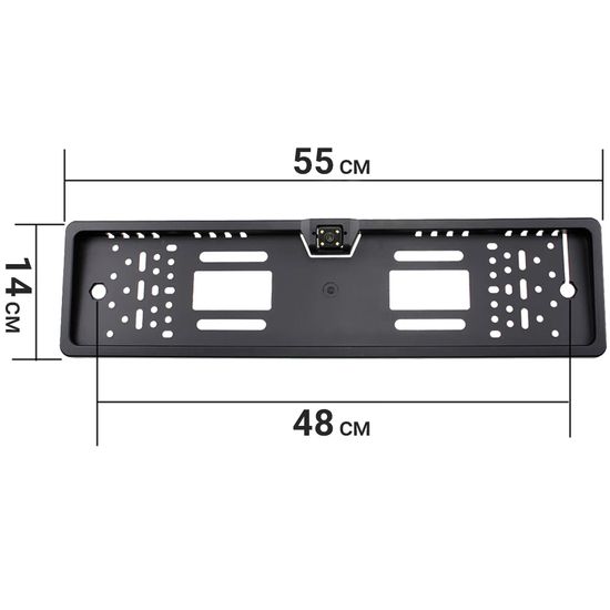 Автомобильная камера заднего вида в рамке номерного знака Podofo K0230P, с подсветкой и поворотным механизмом, IP68, 170° 0093 фото