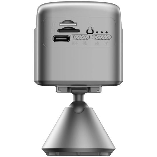 Бездротова 4G міні камера відеоспостереження Camsoy S70G, з подвійною лінзою та датчиком руху, 3 Мп, 1080P, iOS/Android 0307 фото