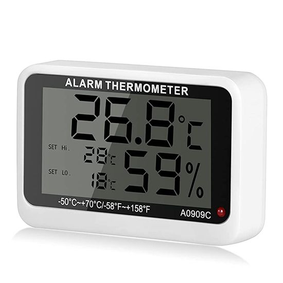 Цифровий термометр / гігрометр для холодильника / морозильника UChef A0909C, з сигналізатором температури 7746 фото