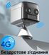 Бездротова 4G міні камера відеоспостереження Camsoy S70G, з подвійною лінзою та датчиком руху, 3 Мп, 1080P, iOS/Android 0307 фото 5