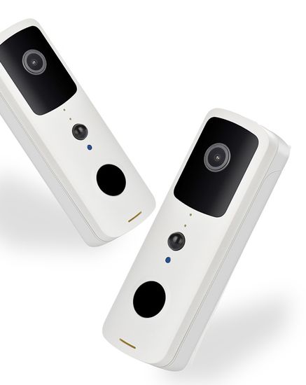 Розумний дверний відеодомофон з WiFi та датчиком руху USmart VDB-01w, відеодзвінок з підтримкою Tuya, White 7784 фото
