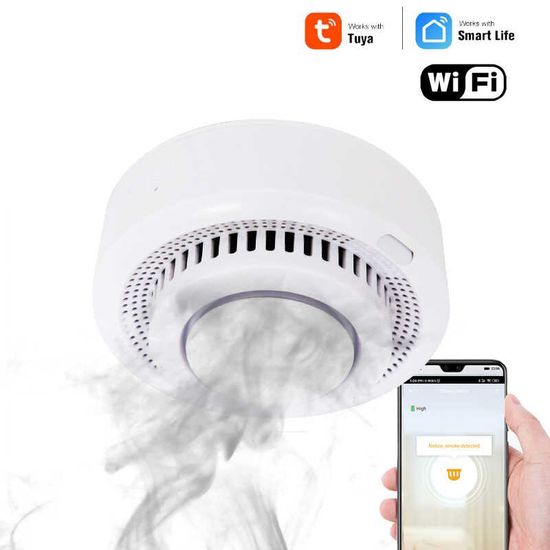 Умный wifi датчик дыма USmart SD-01w, поддержка Tuya | Android/iOS 7366 фото