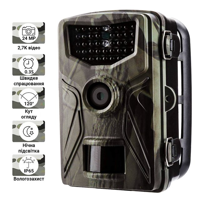 Фотопастка, мисливська камера Suntek HC-804A, 2,7К, 24МП, базова, без модему 7548 фото