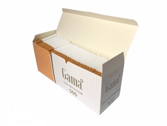 Качественные гильзы сигаретные для набивки сигарет Gama, 500 шт, 7225 фото