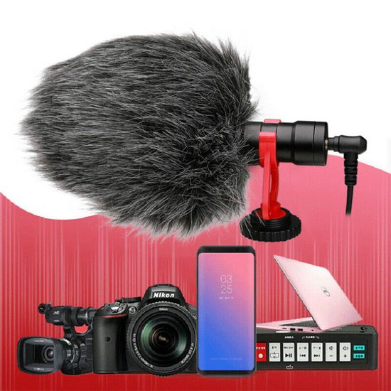 Зовнішній спрямований мікрофон - гармата Savetek М100, кардіоїдний, з вітрозахистом 7464 фото