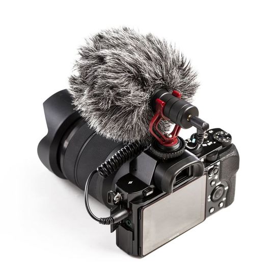 Внешний направленный микрофон - пушка Savetek М100, кардиоидный, с ветрозащитой 7464 фото