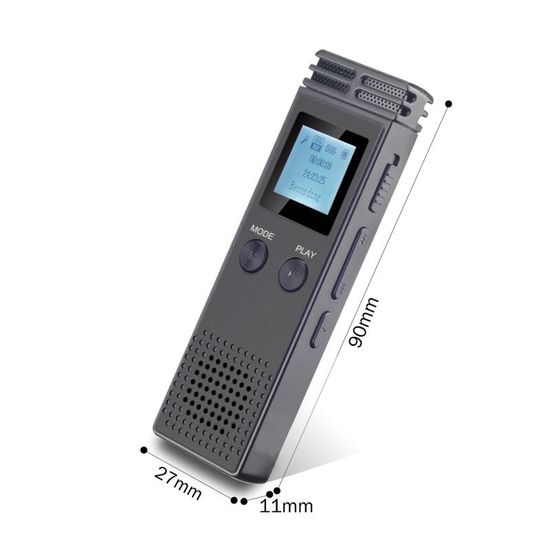 Профессиональный цифровой стерео диктофон Savetek GS-R84, 16 Гб, до 42 часов записи 7554 фото