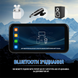 Монитор для мотоцикла с видеорегистратором и двумя камерами Podofo A3660, с Bluetooth, Wi-Fi, Apple CarPlay\Android Auto, GPS, черный