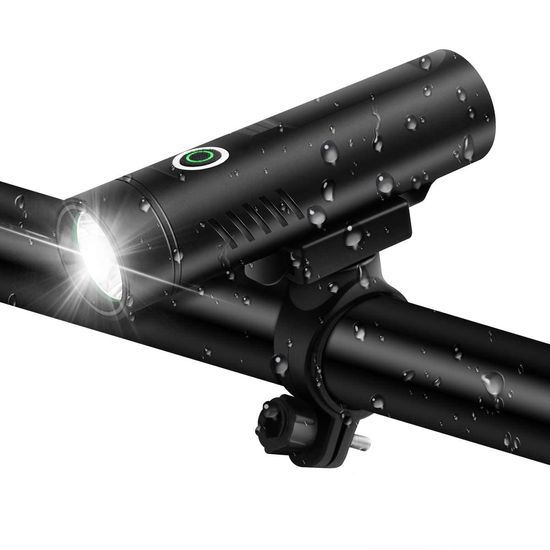 Ліхтар з кріпленням на кермо і повербанком Bike Light BX1 | велосипедна фара передня 7419 фото