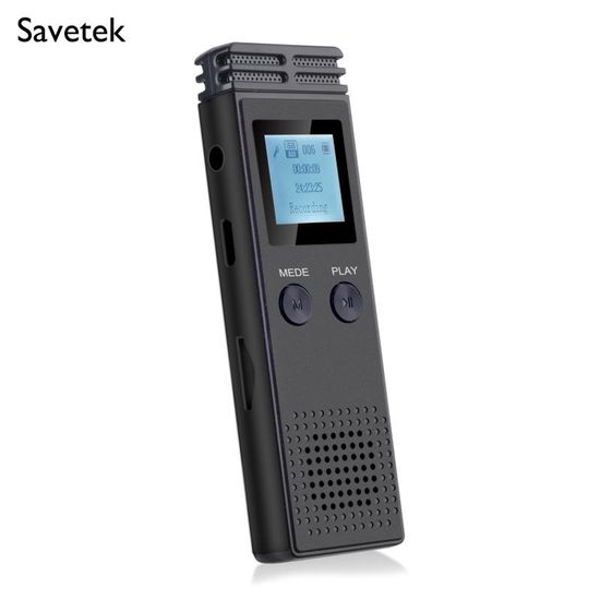 Професійний цифровий стерео диктофон Savetek GS-R84, 32 Гб, до 42 годин запису 7555 фото